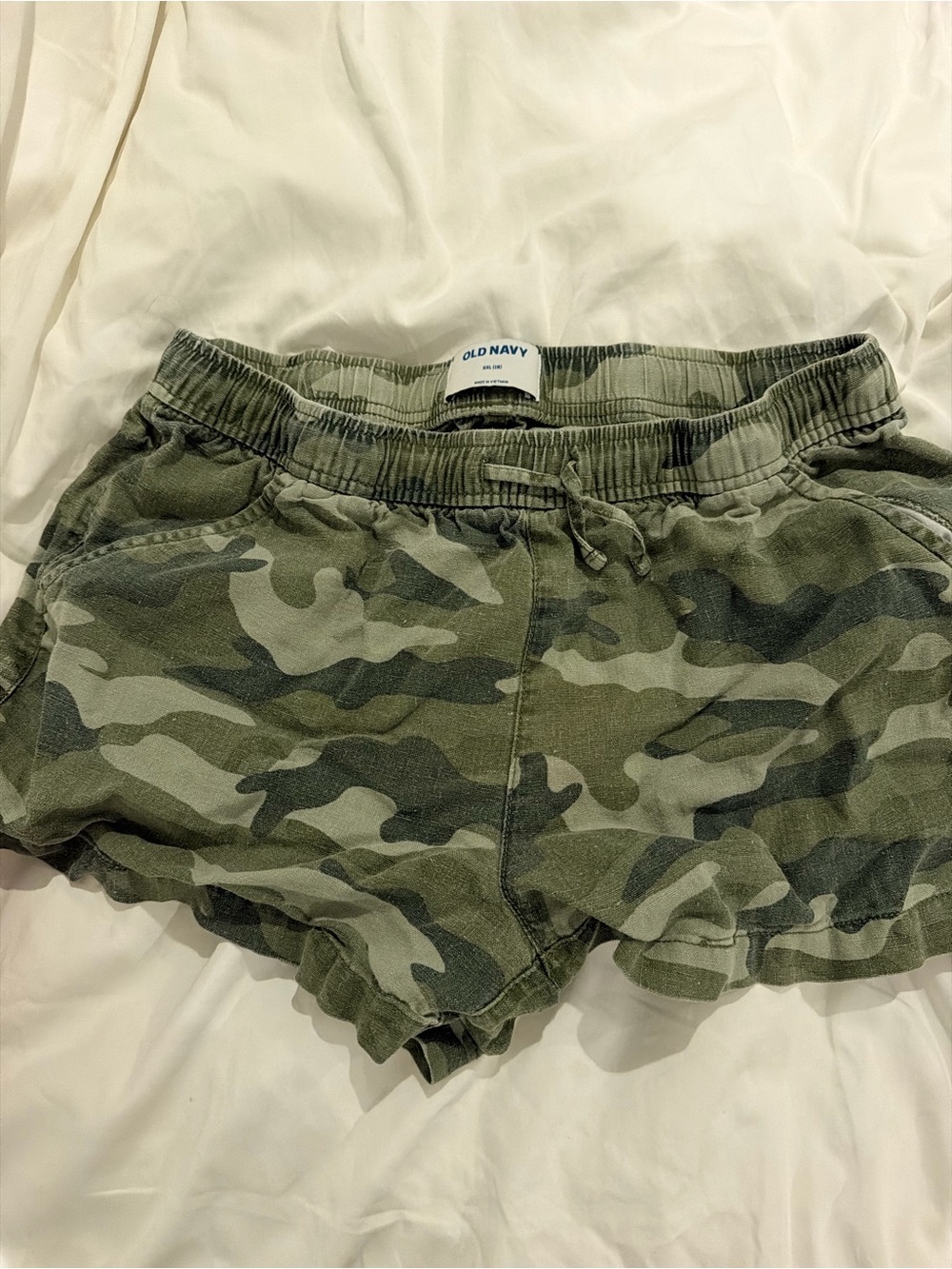 Old Navy Olive Green Casual Drawstring Shorts